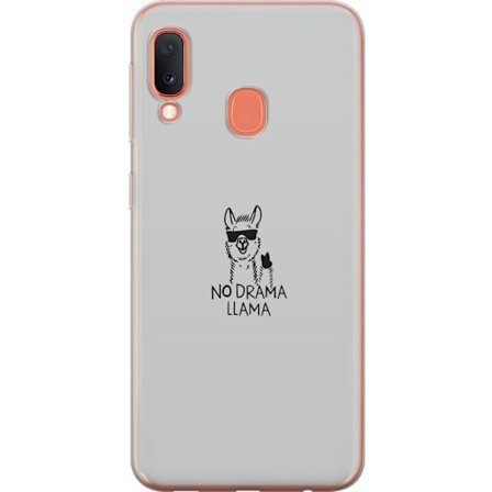 Kompatibelt Mobilskal till Samsung Samsung Galaxy A20e No Drama Lama