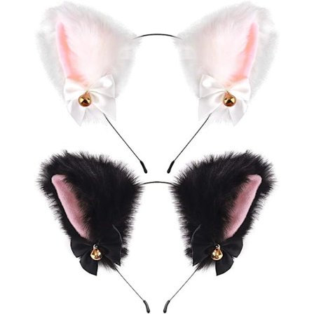 Kissankorvat Pääpanta Cosplay Tyttö Plussinen Karvainen Neko Korvat Cosplay Puku