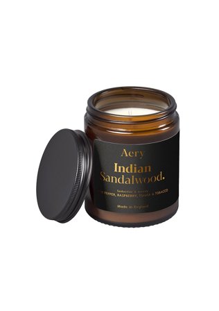 Aery Scented Jar Candle Indian Sandalwood/140 g, Tøj & Bolig, Duft Til Hjemmet, Duftlys