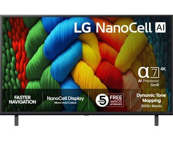 LG 43tum 4K NanoCell-TV med levande bildkvalitet - 43NANO80A6B