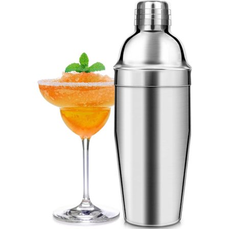 Cocktail shaker med innebygd sil for å blande drinker, gave til pappa kjæreste