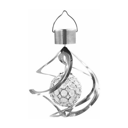 Utomhus solcellslampor LED utomhus solvind roterande ljus färgglad dekorativ ljus solvindspel ljus gård dekor