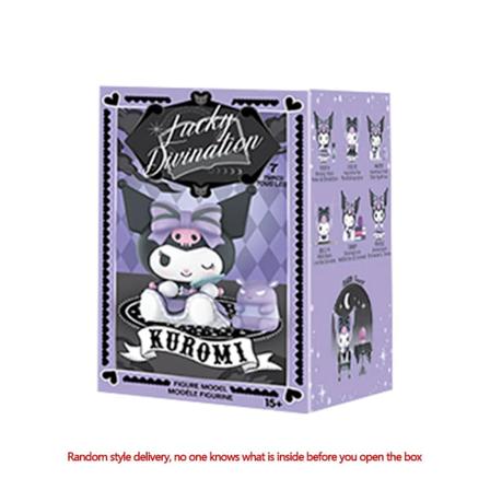 Sanrio Kuromi Äkta Blind Box Anime Collection Modellstaty Lycklig Spådom Serie Actionfigurer Dockor Söt Festivalpresent random1box