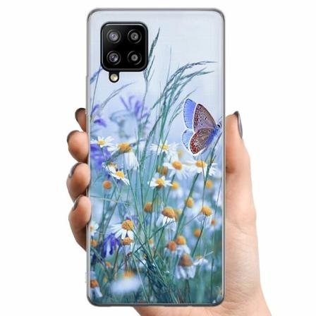 Samsung Galaxy A42 5g Tpu Mobilskal Blommor