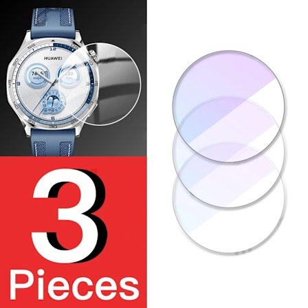Skärmskydd i härdat glas för Huawei Watch GT 5 Pro 42mm 46mm Full Cover Anti-scratch Film för Huawei GT5 41mm Tillbehör