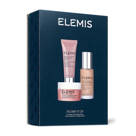 Elemis Kit: Plump-it-Up – Pro-Collagen Rose Plumping Routine 1 pcs, Skincare, Ansigtsbehandling, Ansigtsbehandlingssæt