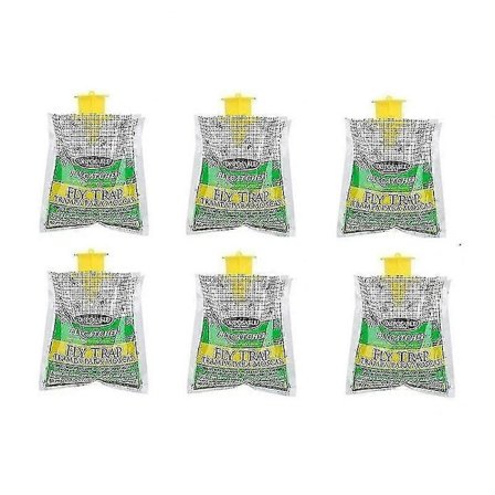 【PP】Koolmei 6-pack Hängande Flugfångarpåse