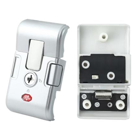Koffertnøkkellås Bagasjelås SØLV TYPE2 TYPE2 silver Type2-Type2