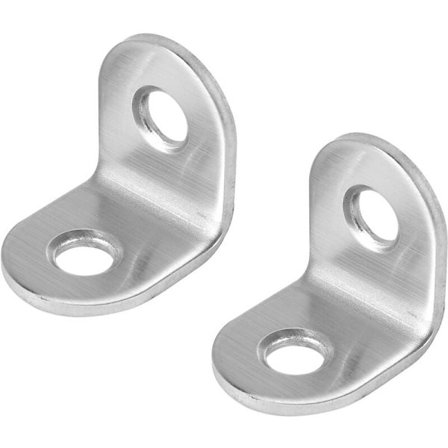 20 stk. rustfrit stål serie L hjørnebeslag vinkelbeslag samling L-formet hjørnebeslag fastgørelsesbeslag