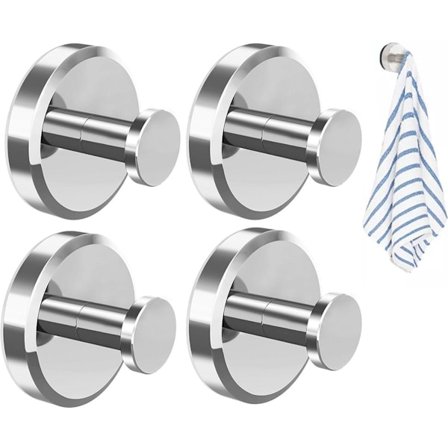 ING Koukut imukupilla 4 kpl Tehokkaat imukoukut Uudelleenkäytettävä imukuppi ripustuskoukku Imukuppikoukut Vedenpitävät koukut ja suihkuun