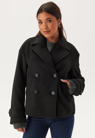 BUBBLEROOM - Short Wool Blend Jacket - XL