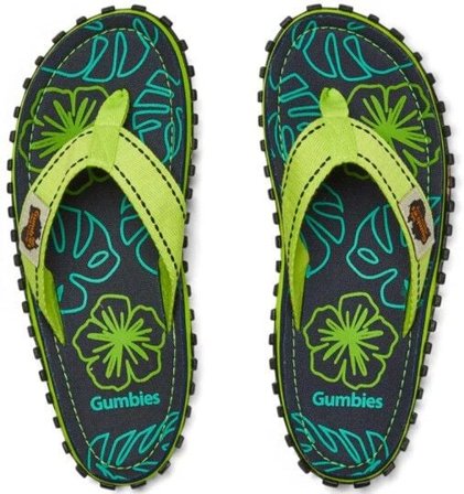 Gumbies Islander Lime Hibiscus Unisex