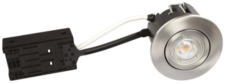 Scan Products Luna QI Downlight 5 W, 4000 K Børstet aluminium, Belysning