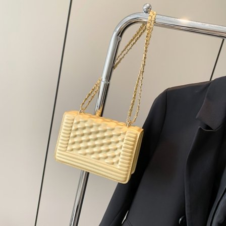 Axelväska Messenger Bag GULD