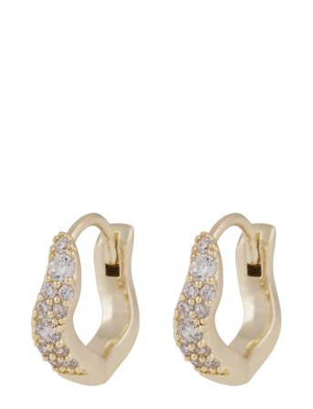 SNÖ of Sweden | Essential Curve Crystal Small Ring Ear | ONE SIZE