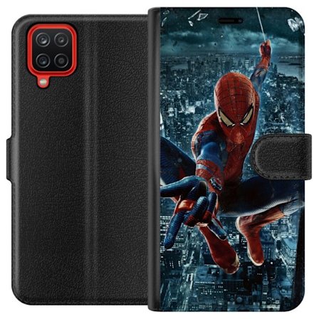 Kompatibelt Plånboksfodral till Samsung Samsung Galaxy A12 Spiderman