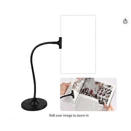 Förstoringsglas med stativ Flexibel tub Skrivbord 4X Broderi Förstoringsglas