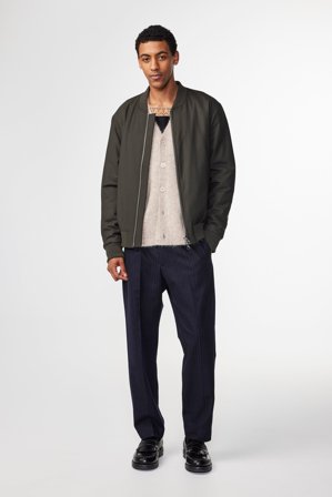 NN.07 Bill Bukser Herre Blå Uld