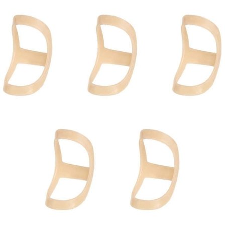 B Oval Fingerstag, Fingerspjälla, Stöd och Skydd för Artrit, Fingerstabilisatorstag - Storlekar 2, 3, 4, 5, 6