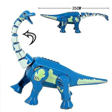 Jurassic Dinosaur Brachiosaurus DIY-palikat Dinosaurusten Rakennuspalikat Tiilet Lasten Lelut Eläimet Dino Lelu