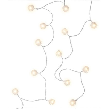 20 LED ljusslinga "Snöboll"