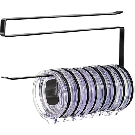 Tumbler Lock Organizer, Horisontell Tumbler Lock Förvaringskrok Upp Till 10 Lock, Utrymmesbesparande Mugg Lock Hållare Under Skåp Tumbler Lock Krok 