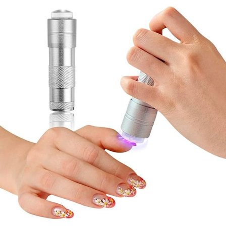 Mini UV neglelampeplade, silikone neglelampeplade, håndholdt LED-lys