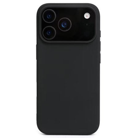 Kompatibel med iPhone 17 Pro Mat Sort Silikone Cover