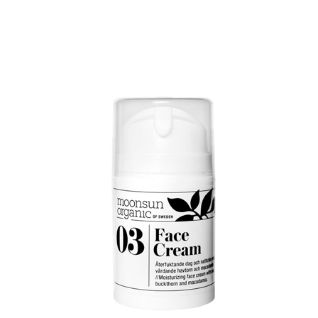 Moonsun Organic Of Sweden Ansiktskräm 50 ml