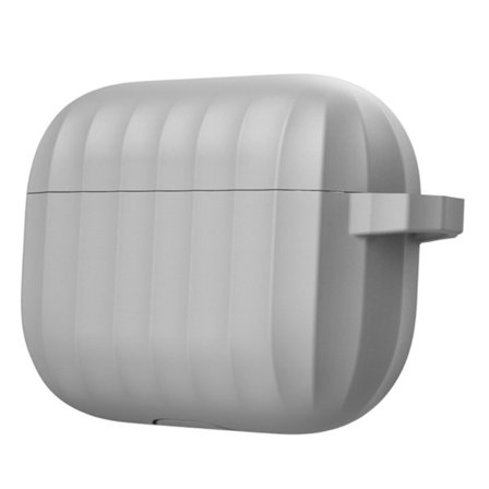 DIROSE AirPods Pro hållbart silikonfodral - Grå