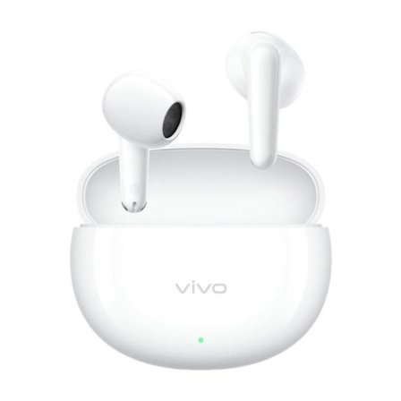 Bluetooth-hovedtelefoner Vivo Buds Air 3 med opladningsetui - Batterilevetid 10t - Hvide