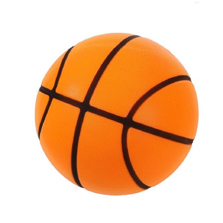 Handleshh Silent Basketball - Høy kvalitet, lydløs myk skumkule, trenings- og konkurranseutstyr Oransje 18cm