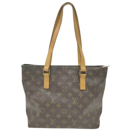 Louis Vuitton Vintage Pre-owned Cabas Piano Monogram Tote Taske Brun, Dame Vintage Tasker, Størrelse: ONE Size