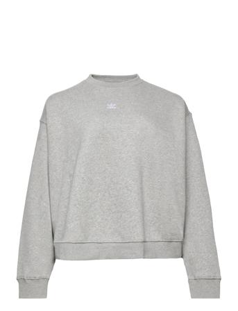 Adicolor Essentials Crew Sweatshirt Sweat-shirt Genser Grå Adidas Originals