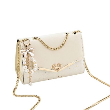 Damväska Fyrkantig väska BEIGE