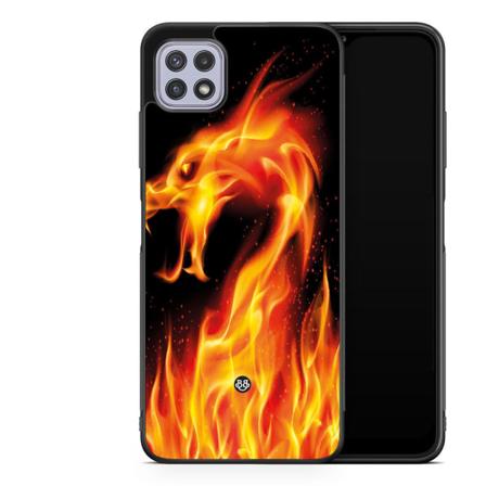 Bjornberry Skal Samsung Galaxy A22 4G -Flames Dragon