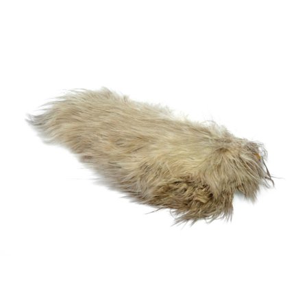 Whiting Mini Bird Fur - White dyed Tan