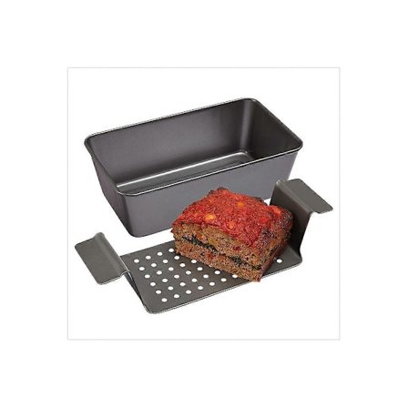 Professional Healthy Meatloaf Pan with Insert Rack