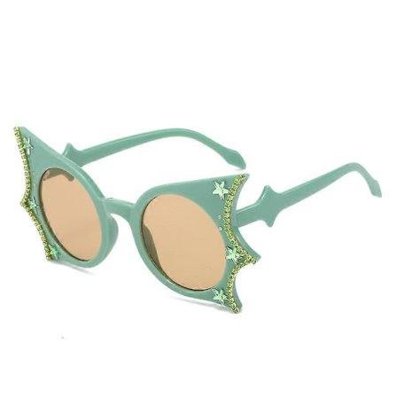 Personaliserede solbriller med flagermus, sommerfugl og diamant - moderigtige solbriller til kvinder A9