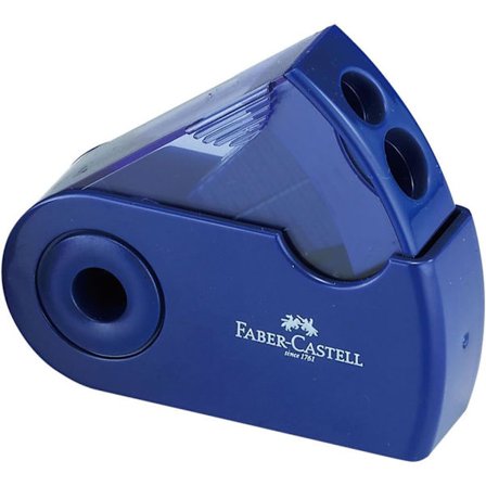 Shachihata TFC-182797-2 firkantet blyantspisser blå