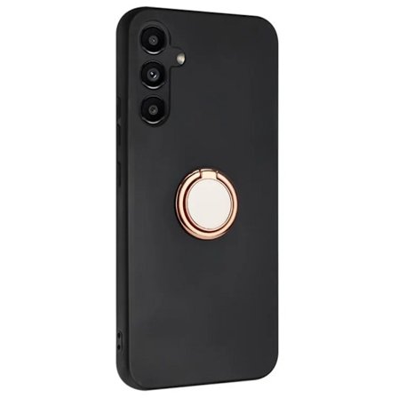 Samsung Galaxy S25 Case with Ring Holder - Rose Gold