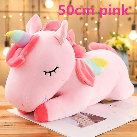 Jättikokoinen 110/60cm Kawaii Yksisarvinen Pehmolelu Pehmeä Täytetty Suosittu