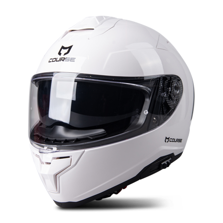 Course Raider Evo Integralhjälm Glänsande vit S