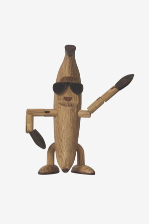 Spring Copenhagen - Trædekoration Benny Banana 13 cm - Natur - Pynteting - Fra Homeroom