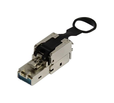 SYNERGY TP-Stecker TP, Feldkonfektionierbar, CAT6A, RJ45, Werkzeuglos, mit Entriegelungslasche(Push/Pull), Synergy 21,