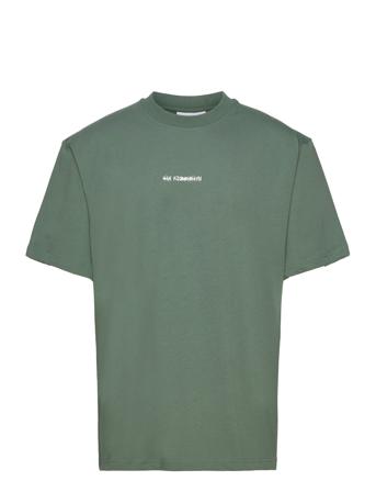 Boxy Tee S/S Artwork Designers T-Kortærmet Skjorte Green HAN Kjøbenhavn