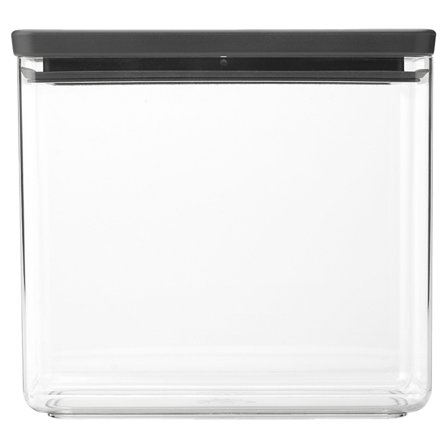 Brabantia Tasty+ stabelbar opbevaringsbeholder 3,5 liter, mørkegrå - Mørkgrå | KitchenOne