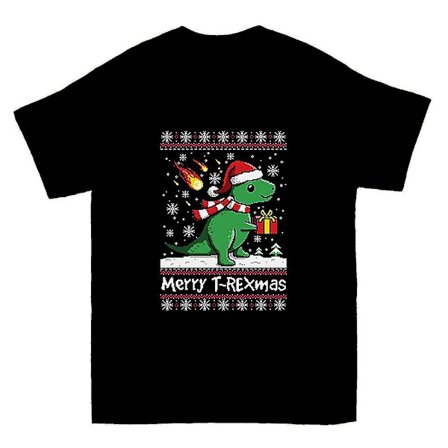 Merry T Rex Mas Ugly Christmas Sweater T-shirt