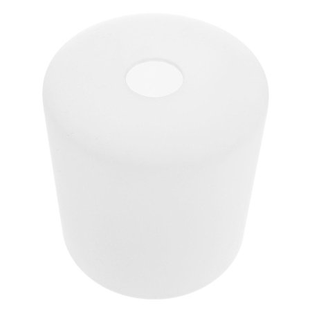 Hvit Glass Sylinder Lampeskjerm Moderne E27 Vegglampe Skjermer Erstatning Hjemmekontor Dekor for Pendel Gulv Bordlamper