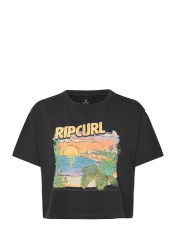 La Paloma Crop Tee Black Rip Curl